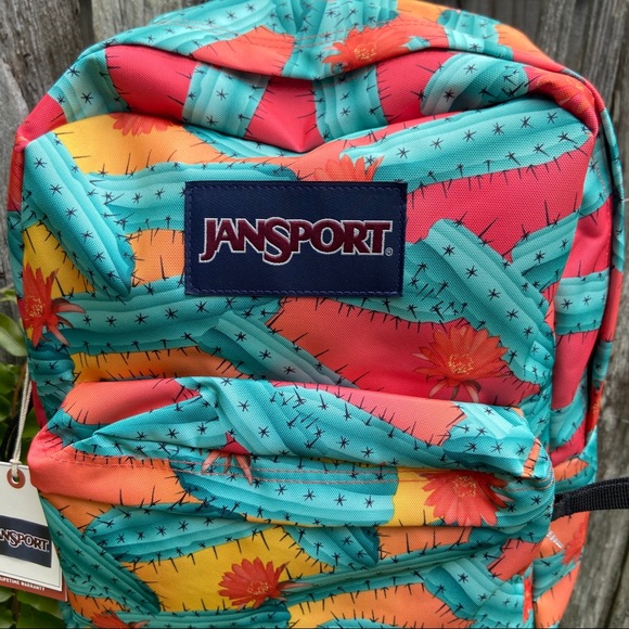 Jansport Handbags - Jansport Superbreak CACTUS FLOWERS Backpack